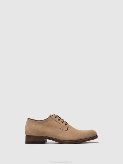bege L02L821 sapatos com cadarço maso957 Fly London homens