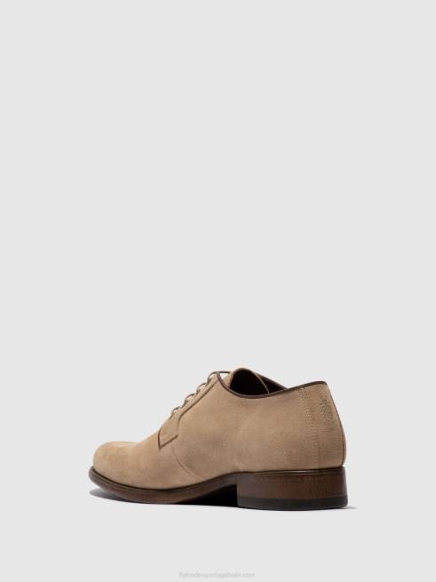 bege L02L821 sapatos com cadarço maso957 Fly London homens