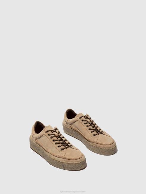 bege L02L829 sapato com cadarço ronn519 Fly London homens