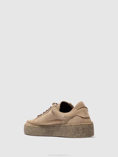 bege L02L829 sapato com cadarço ronn519 Fly London homens
