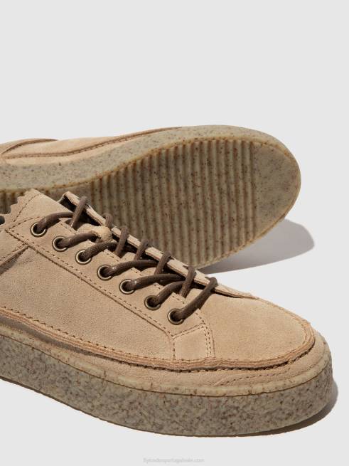 bege L02L829 sapato com cadarço ronn519 Fly London homens