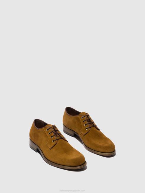 bronzeado L02L820 sapatos com cadarço maso957 Fly London homens