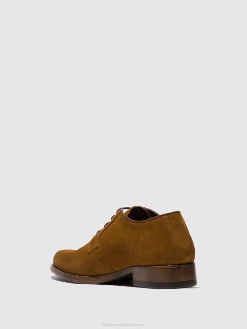 bronzeado L02L820 sapatos com cadarço maso957 Fly London homens