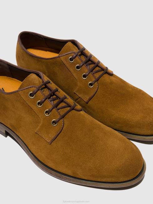 bronzeado L02L820 sapatos com cadarço maso957 Fly London homens