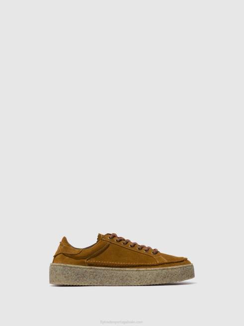 bronzeado L02L831 sapato com cadarço ronn519 Fly London homens