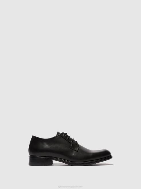 preto L02L822 sapatos com cadarço maso957 Fly London homens