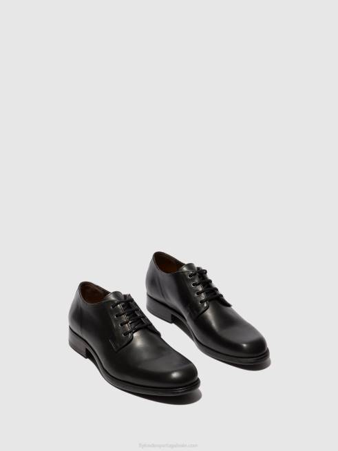 preto L02L822 sapatos com cadarço maso957 Fly London homens