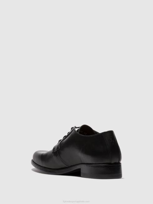 preto L02L822 sapatos com cadarço maso957 Fly London homens