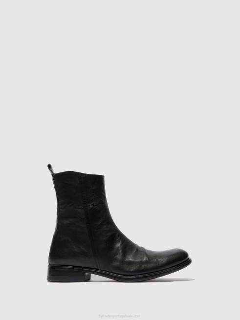 estigma (vegetal) preto L02L804 chelsea botins melv797 Fly London homens