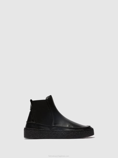 preto L02L802 chelsea botins roop541 Fly London homens