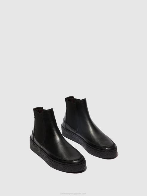 preto L02L802 chelsea botins roop541 Fly London homens