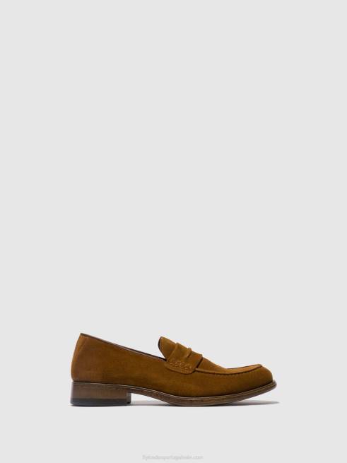 bronzeado L02L817 sapatos mocassins mebo956 Fly London homens