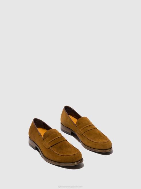 bronzeado L02L817 sapatos mocassins mebo956 Fly London homens