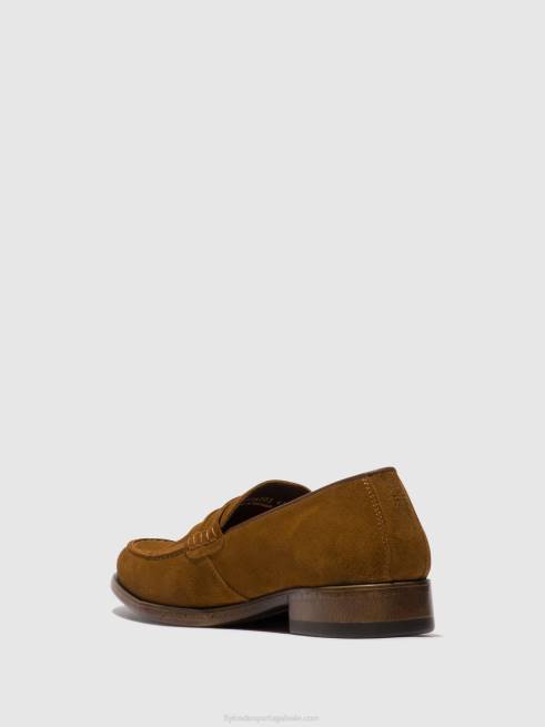 bronzeado L02L817 sapatos mocassins mebo956 Fly London homens