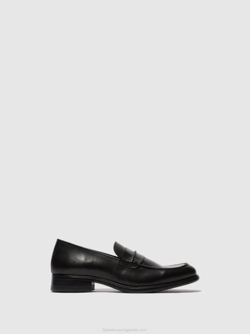 preto L02L816 sapatos mocassins mebo956 Fly London homens