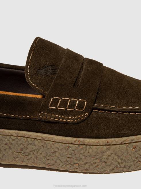 lodo L02L827 sapato sem cadarço roel517 Fly London homens
