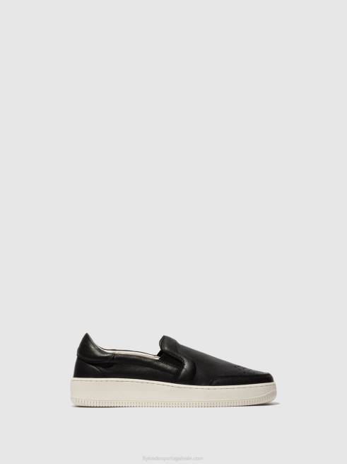 preto L02L837 tigela de tênis sem cadarço515 Fly London homens