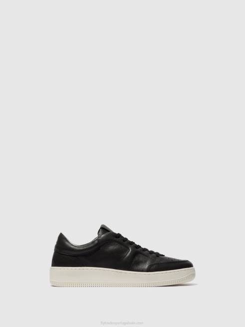 preto L02L840 tênis com cadarço bude516 Fly London homens