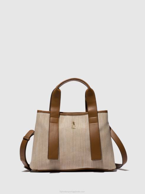 areia/camelo L02L783 bolsas de mão dock733 Fly London mulheres