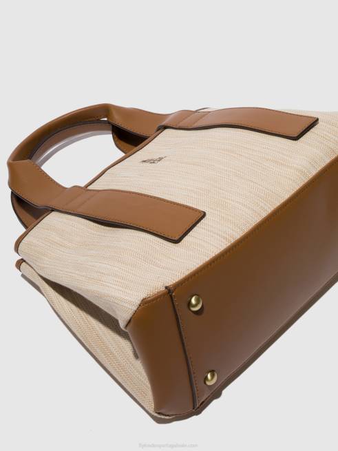 areia/camelo L02L783 bolsas de mão dock733 Fly London mulheres