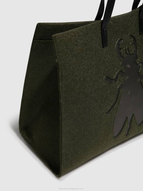 dk verde L02L794 bolsas bolsas amur702 Fly London mulheres
