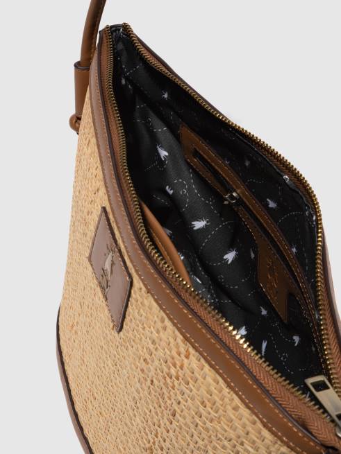 camelo L02L789 bolsas de ombro doni732 Fly London mulheres