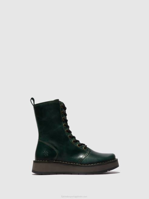 gasolina L02L290 botas com cadarço rami043 Fly London mulheres