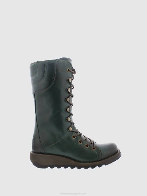 verde L02L288 botas de cadarço Fly London mulheres