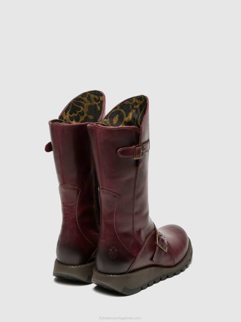 roxo L02L349 botas de fivela mes 2 Fly London mulheres
