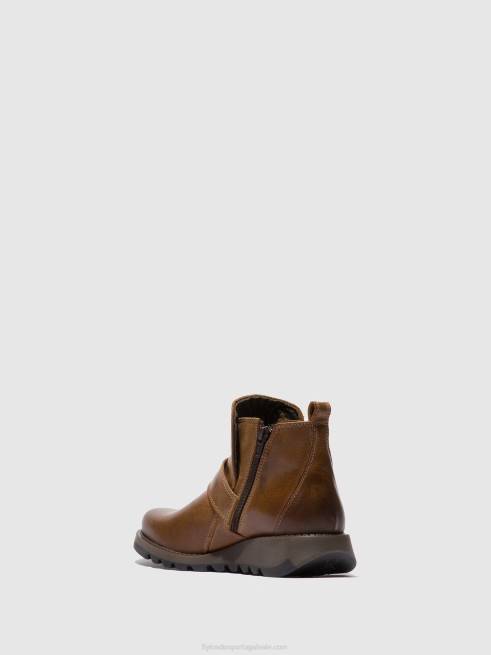tapete camelo L02L335 bota fivela sias812 Fly London mulheres