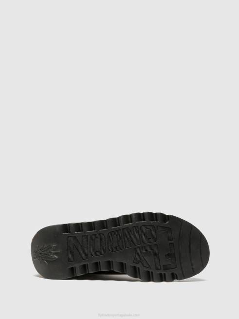 Salve marrom escuro L02L272 botins chelsea Fly London mulheres