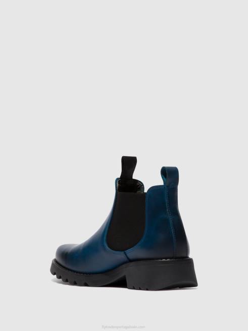 azul royal (sola preta) L02L123 botas chelsea rika894 Fly London mulheres