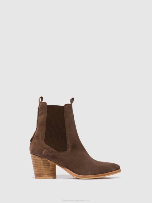 búfalo de camurça L02L234 chelsea botins aden824 Fly London mulheres