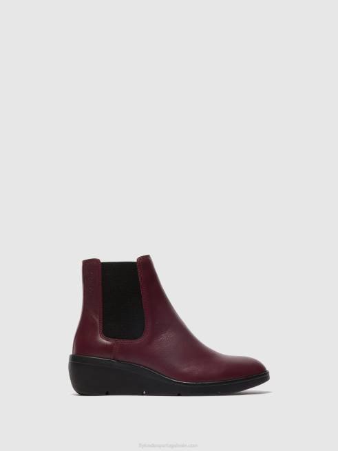 bordeaux L02L131 bota chelsea nola549 Fly London mulheres