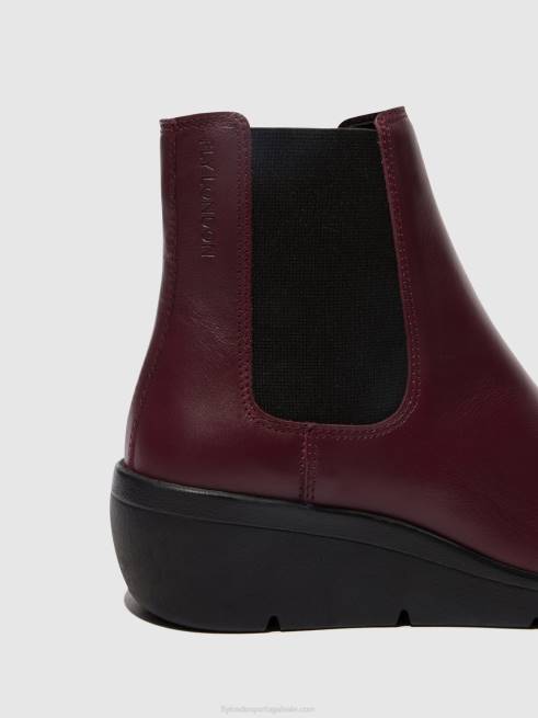 bordeaux L02L131 bota chelsea nola549 Fly London mulheres