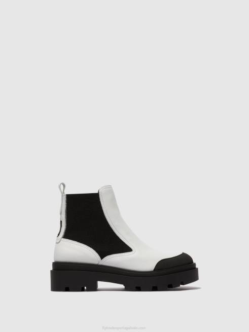 branco L02L134 bota chelsea jeba879 Fly London mulheres