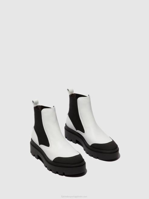 branco L02L134 bota chelsea jeba879 Fly London mulheres