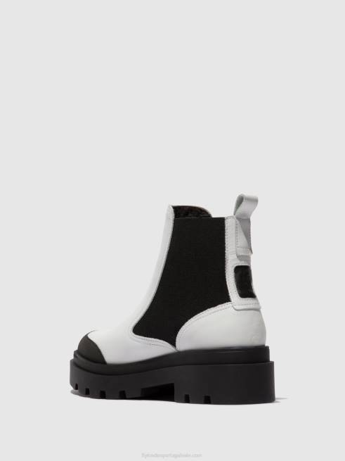 branco L02L134 bota chelsea jeba879 Fly London mulheres
