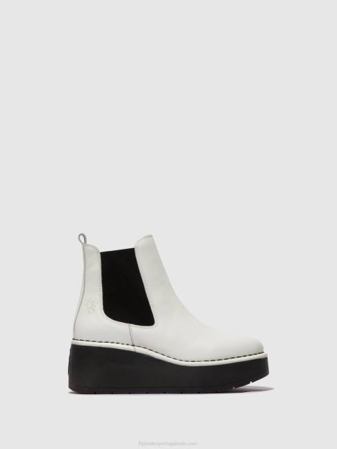 branco L02L140 bota chelsea hama238 Fly London mulheres