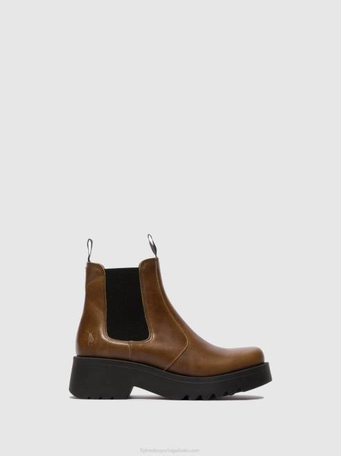 camelo L02L135 chelsea botins medi789 Fly London mulheres