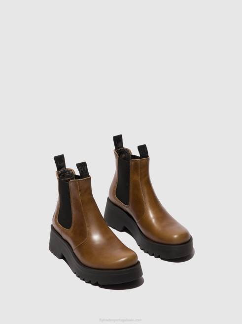 camelo L02L135 chelsea botins medi789 Fly London mulheres