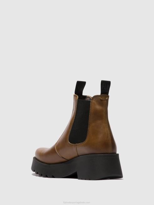 camelo L02L135 chelsea botins medi789 Fly London mulheres