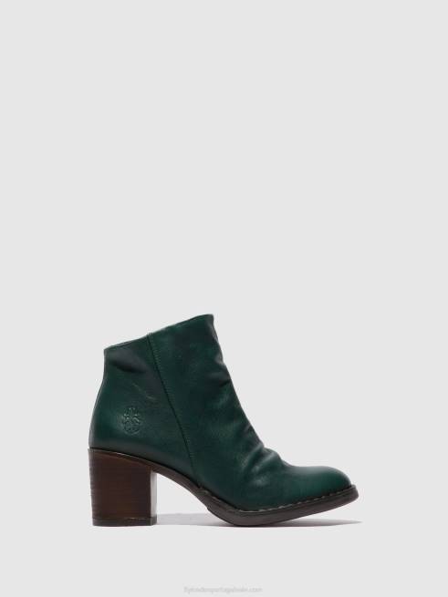 floresta verde de verona L02L186 botins com fecho de correr bell061 Fly London mulheres