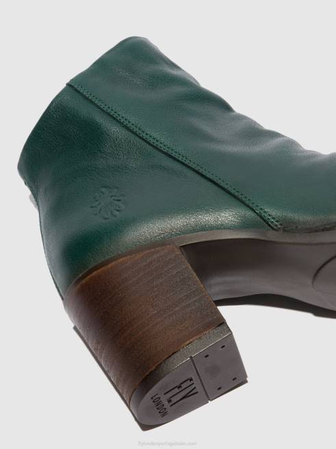 floresta verde de verona L02L186 botins com fecho de correr bell061 Fly London mulheres