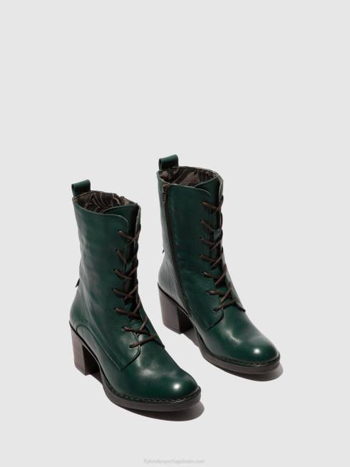 floresta verde de verona L02L209 botins com cadarço blya070 Fly London mulheres