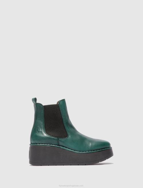 floresta verde de verona L02L226 bota chelsea hama238 Fly London mulheres