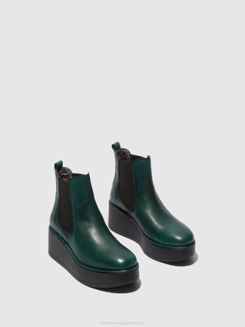 floresta verde de verona L02L226 bota chelsea hama238 Fly London mulheres