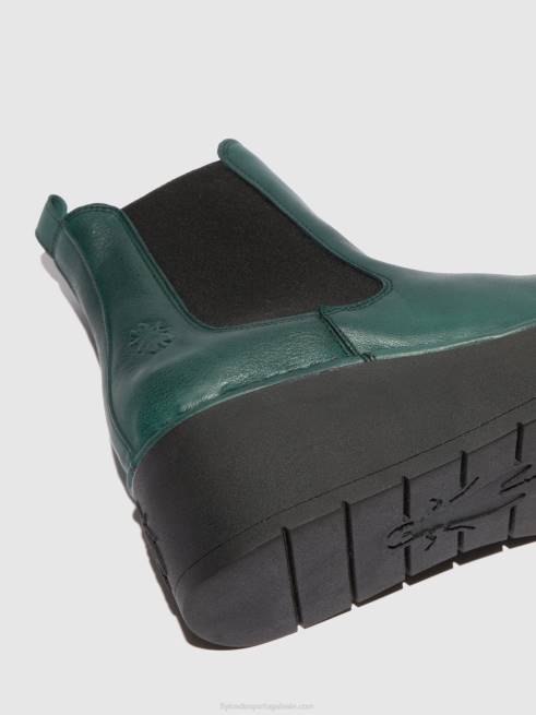 floresta verde de verona L02L226 bota chelsea hama238 Fly London mulheres