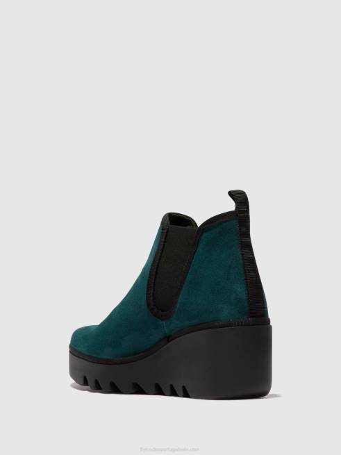 gasolina L02L143 bota chelsea byne349 Fly London mulheres