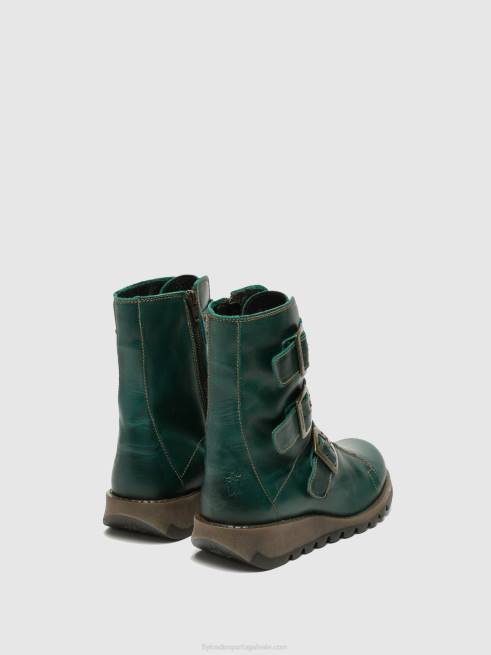 gasolina L02L264 botins de fivela sc110 Fly London mulheres